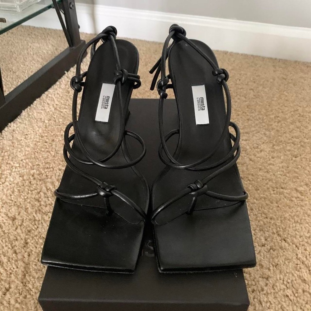 Miista Coco Black Napa Heels

Only worn once

Designed in London

Made in Spain